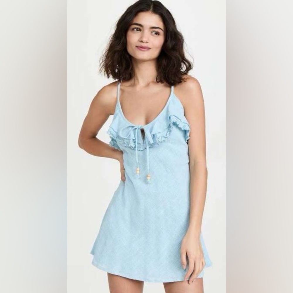 Free People Love Forever Mini Dress in Hot Spring Size Small